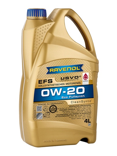 [1111105-004-01-999] RAVENOL EFS EcoFullSynth. SAE 0W-20 - 4 L (VE 4 Stück)